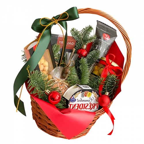 Новогодняя подарочная корзина "President"